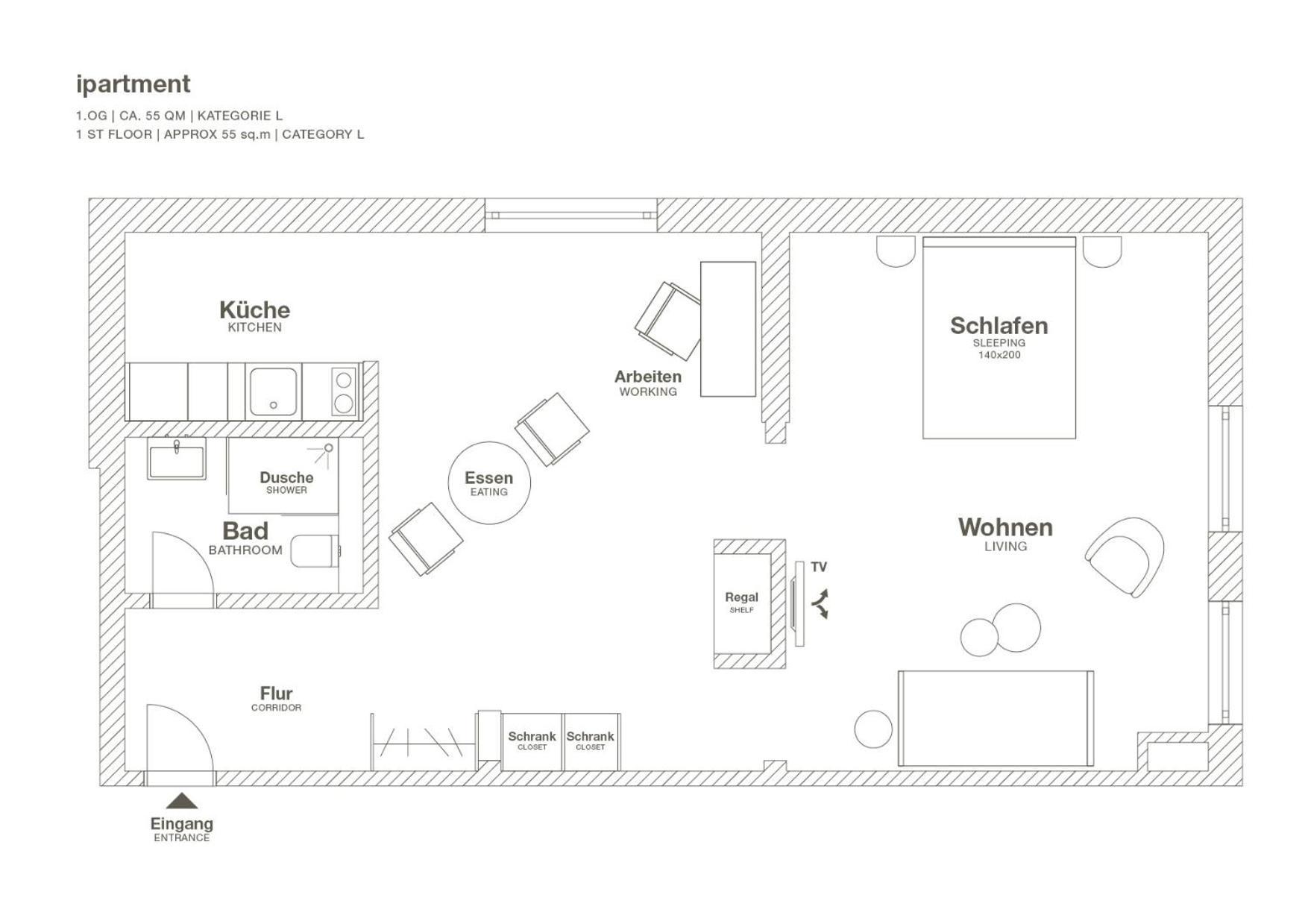 Extra Smart Apartment with One Queen Bed