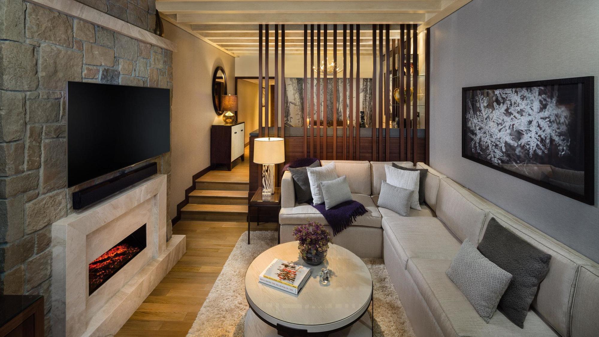 Chalé Dúplex de Esqui Aspen - Acesso ao Ski Dubai Park para 2 Pessoas, Mordomo Privado, Acesso ao Salão com Chá da Tarde, Hora de Cocktails à Noite, Bebidas e/ou Refeições Ligeiras e Canapés