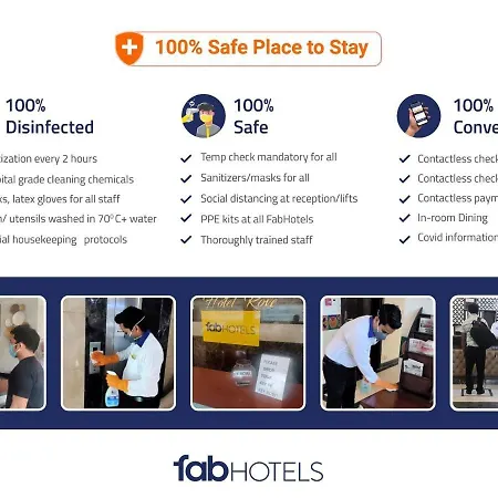 Fabhotel Shivangan Kolkata Airport - Fully Vaccinated Staff-2