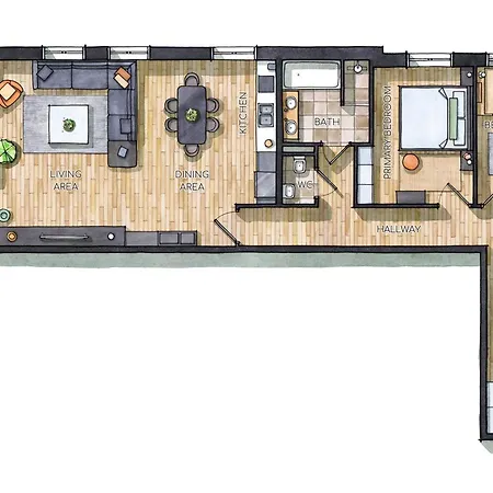 12, Apartments, 4-6 Pers, Central, Stunning View, Near Supermarket & Public Transport-3